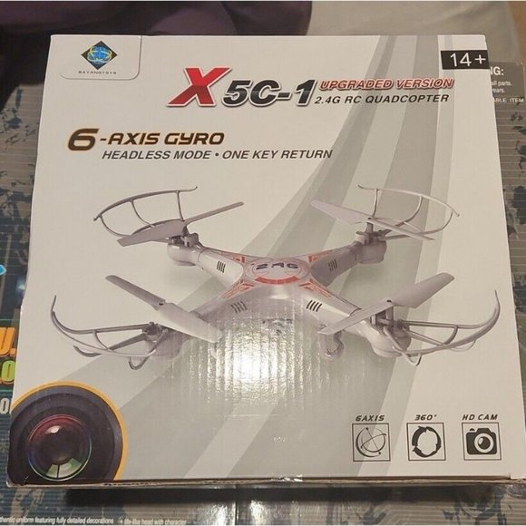 X5C-1 Drone, Upgraded Version, 6-Axis Gyro, 2.4G RC Quadcopter Camera Controller - Picture 1 of 6